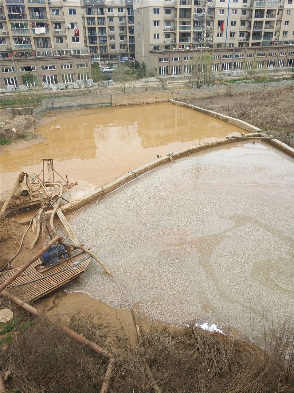 陕州沉淀池淤泥清理-厂区废水池淤泥清淤